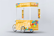 Food Cart Kiosk With Wheels Mock-Up, an Advertising Mockup by DesignRushMarket (Thumbnail 5 of 6)
