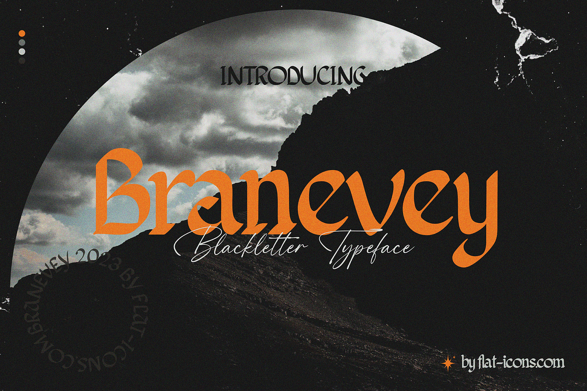 Blackletter Typeface Font, a Blackletter Font by Graphue (Photo 1 of 9)