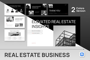 Real Estate Business Keynote, a Presentation Template by Antstheme