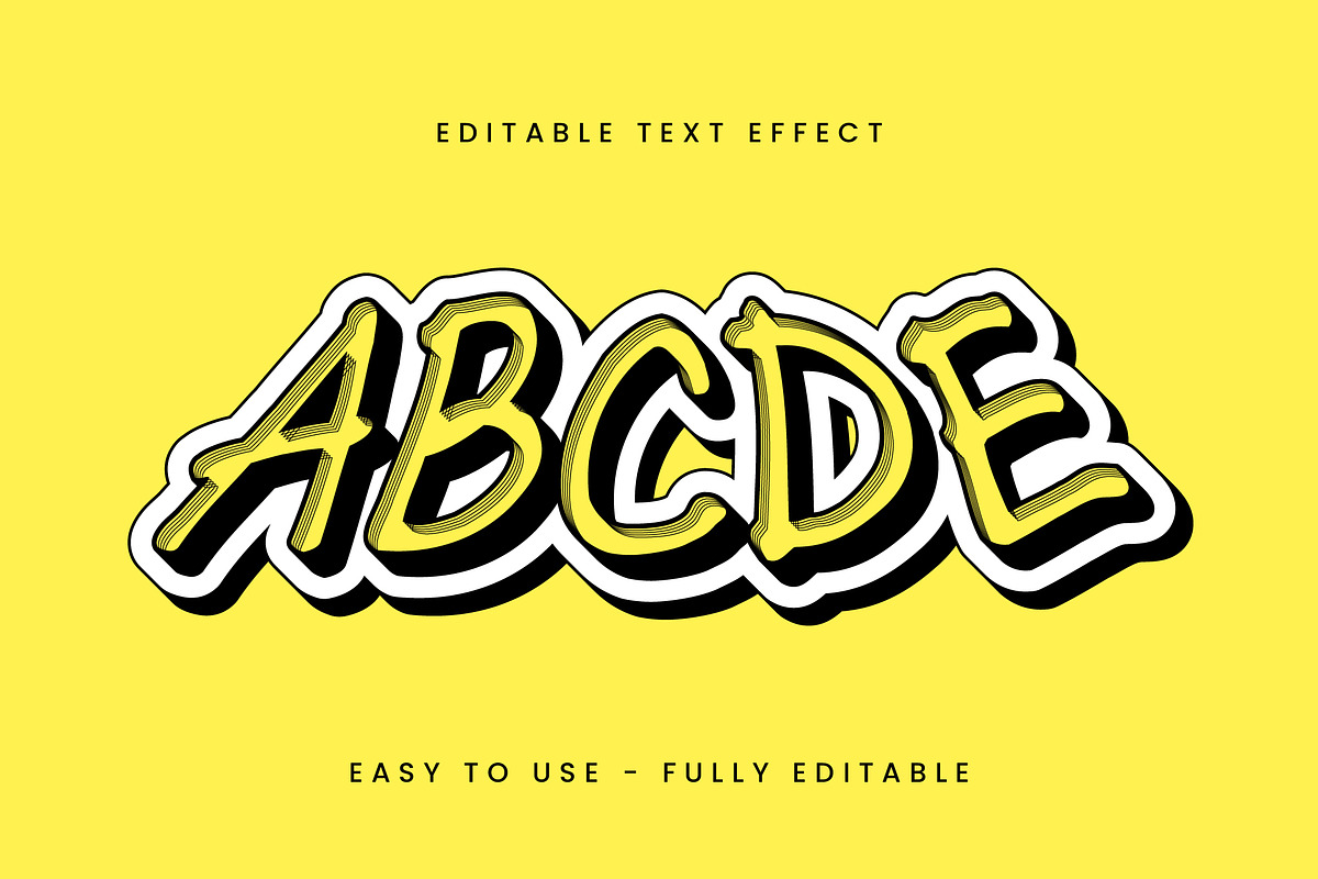 Comic Graffiti Bold Text Effect preview 3