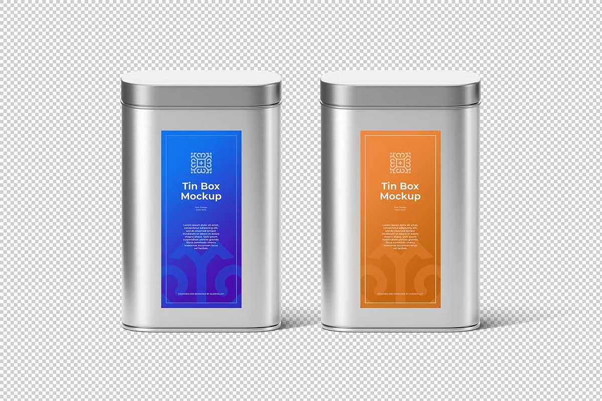 Tin Box Mockup, a Packaging Mockup by zpackcreative (Photo 4 of 4)