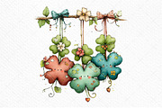 Whimsical St Patrick's Day Clipart, an Illustration by Craft Nest (Thumbnail 11 of 11)