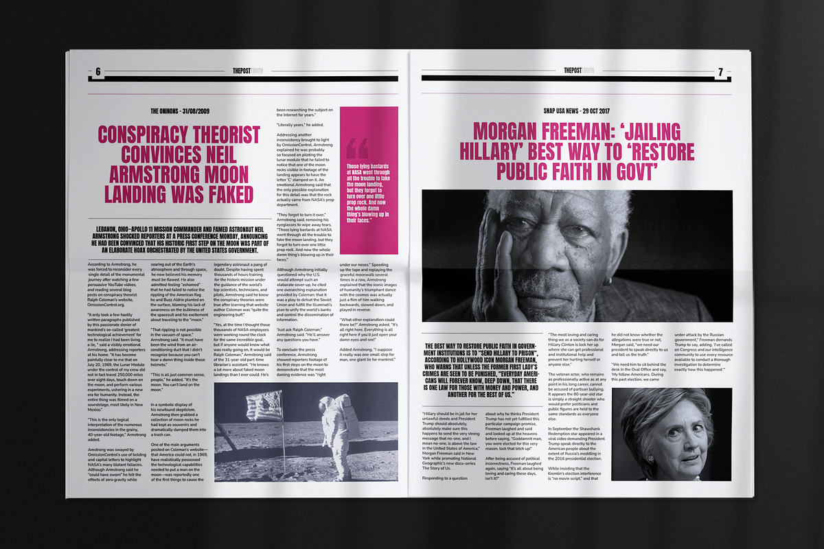 20 Page Tabloid Newspaper Template, a Magazine Template by Dead Pixel Mockups (Photo 6 of 11)