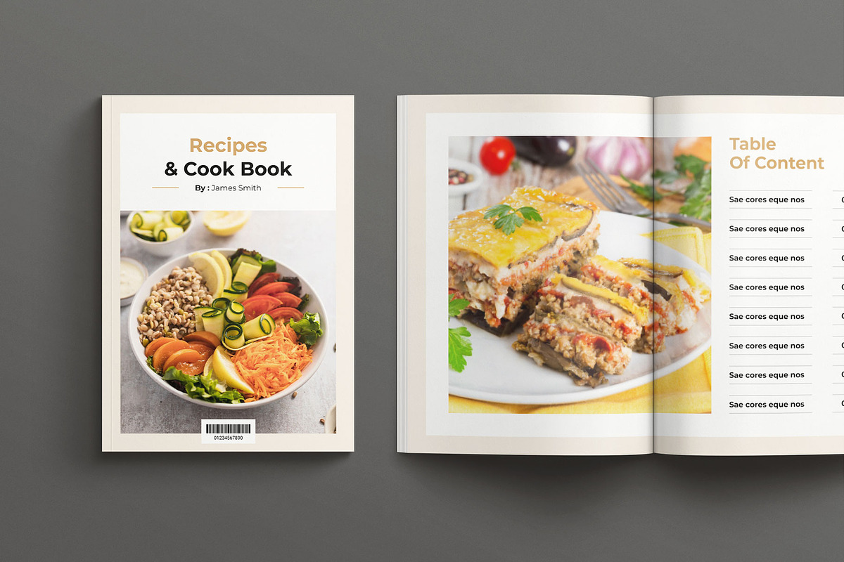 Recipe Book & Cooking Magazine, a Magazine Template by Seeing-art (Photo 2 of 11)