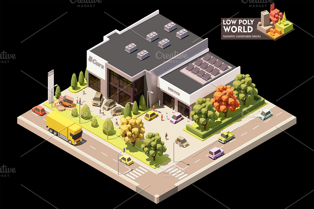 Vector isometric world map elements, an Object Illustration by tele52 (Photo 16 of 39)