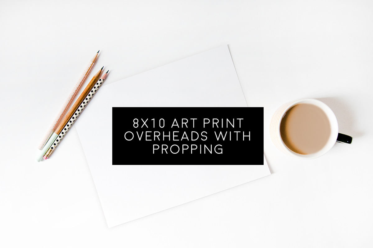 5 Blank Overhead 8x10 Art Prints, a Print Template by Nicole Cicak (Photo 1 of 3)