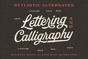 MIchigan - Font Collection, a Script Font by Letterhend Studio (Thumbnail 2 of 9)