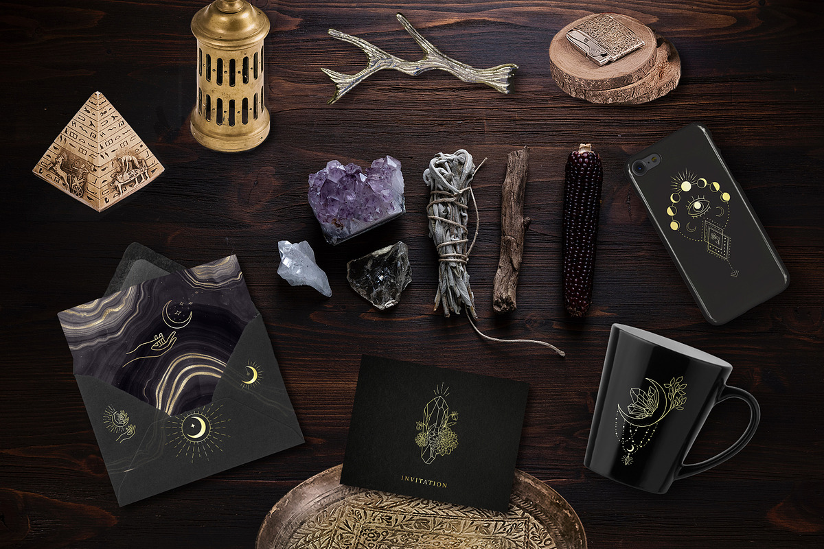 UPDATE! Mystical Moon Trendy Designs, a Decorative Illustration by Designwork (Photo 15 of 23)