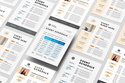 Event Schedule Bundle, a Flyer Template by Leaflove (Thumbnail 8 of 10)