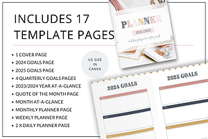 Planner Templates Canva - Blush