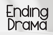 Ending Drama | Script Font, a Script Font by Scratchones (Thumbnail 1 of 8)