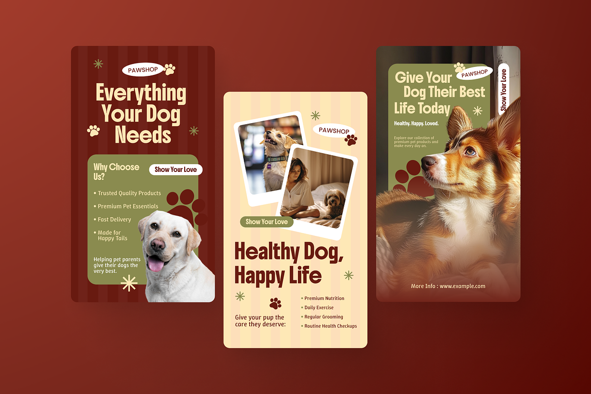 A Dog's Best Life Instagram Story, a Social Media Template by Annora Studio (Photo 5 of 6)