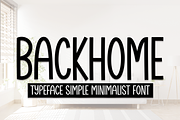 Backhome | Script Font, a Script Font by Scratchones (Thumbnail 1 of 8)