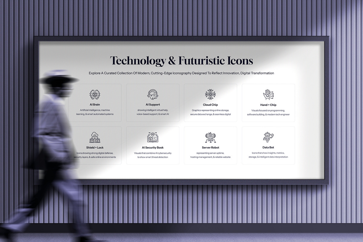 1700 Technology and Futuristic Icon, an Outline Icon by Prosymbols (Photo 3 of 30)