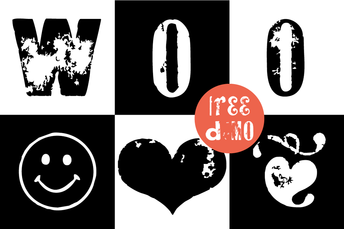 FONT | Hand Stamp Wood, a Sans Serif Font by Typo Graphic Design (Photo 3 of 7)