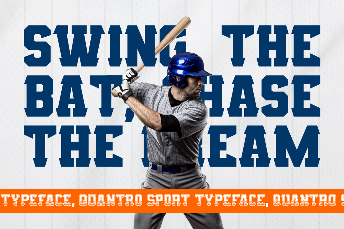 Quantro Sport Bold Classic Sport Fon, a Font by PutraCetol Studio (Photo 3 of 5)