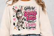 Funny Donkey PNG – Sparkle Farts, a Seasonal Illustration by Canvas Craft (Thumbnail 5 of 6)