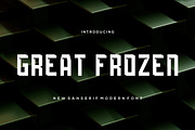 GreatFrozen, a Sans Serif Font by Auliacreative (Thumbnail 1 of 4)