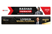 Realtor YouTube banner Bundle pack, a Social Media Template by Vaughn Studios (Thumbnail 2 of 7)