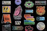 Sticker Mockup Machine Multi-Holo, a Packaging Mockup by Mocku (Thumbnail 5 of 22)