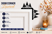 Christmas Scene Door Corner Lasercut, a Decorative Illustration by OTVEY DESIGN (Thumbnail 11 of 13)