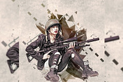 Abstract Sketch Photoshop Action, an Action Add-On by Eka Design (Thumbnail 3 of 5)