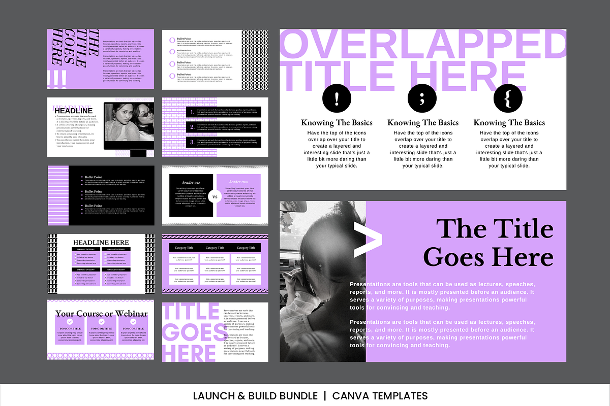 Typography Canva Branding Bundle, a Social Media Template by WorkShy Studio (Photo 6 of 21)