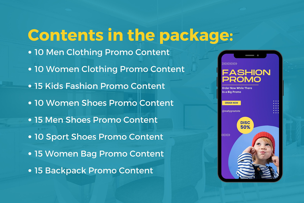 Fashion Sale Content Story Template, a Social Media Template by emcrea (Photo 3 of 9)