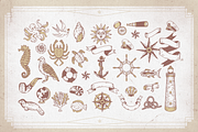 Nautical Vectors | Graphics Set, an Animal Illustration by GRPXSTORE (Thumbnail 2 of 6)
