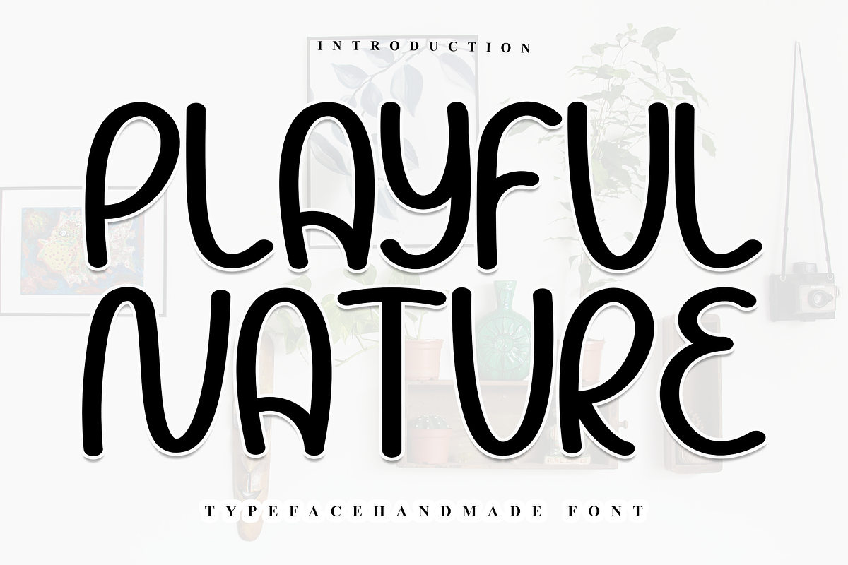 Playful Nature, a Serif Font by InermediaSTUDIO (Photo 1 of 7)