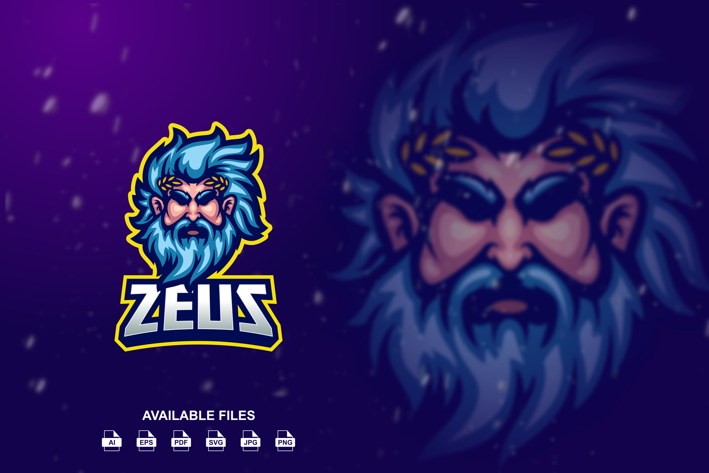 Zeus Esport Logo Template, a Design Template by artchiles_design