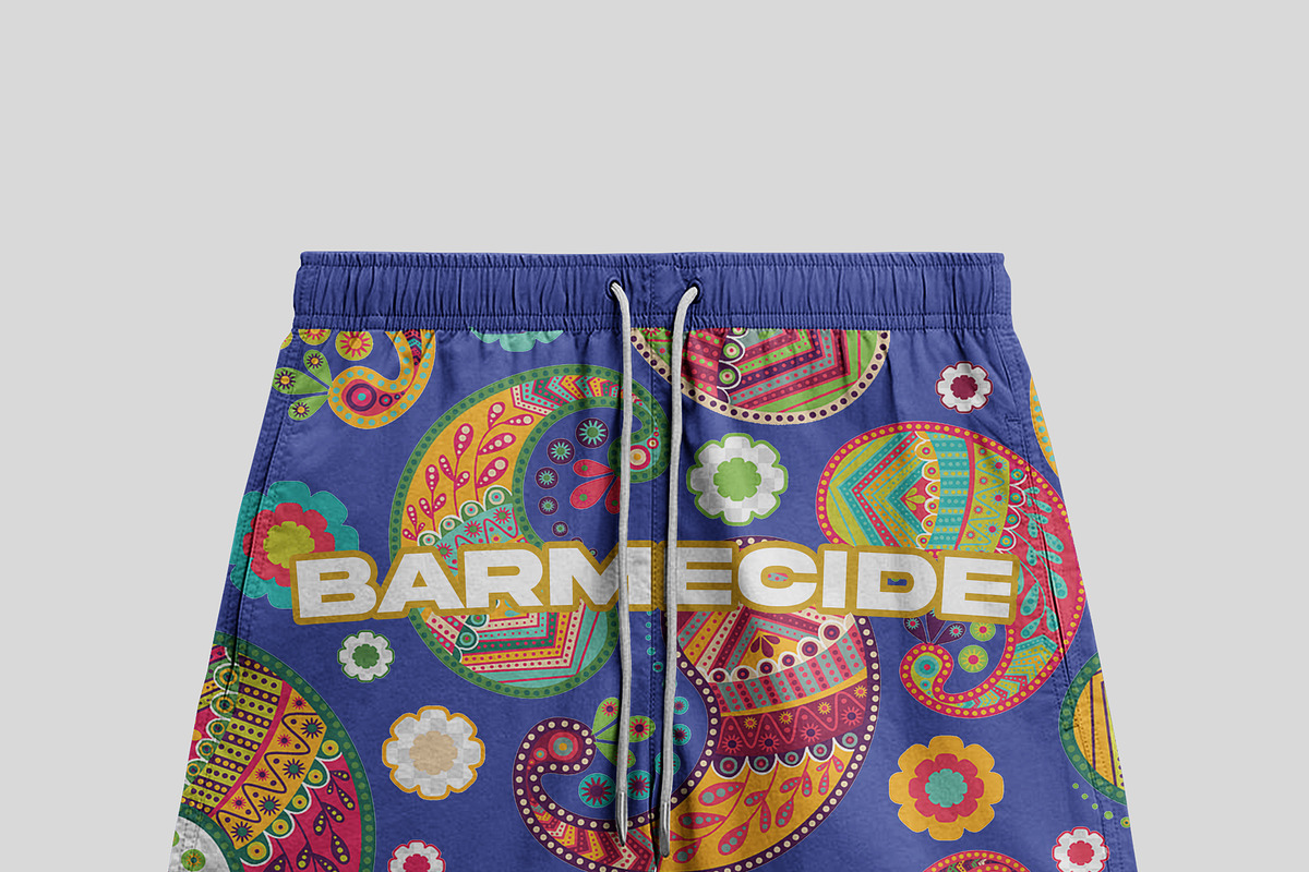 Trainer / shorts mockup, a Bottom Mockup by Barmecide Mockup Studio (Photo 2 of 4)