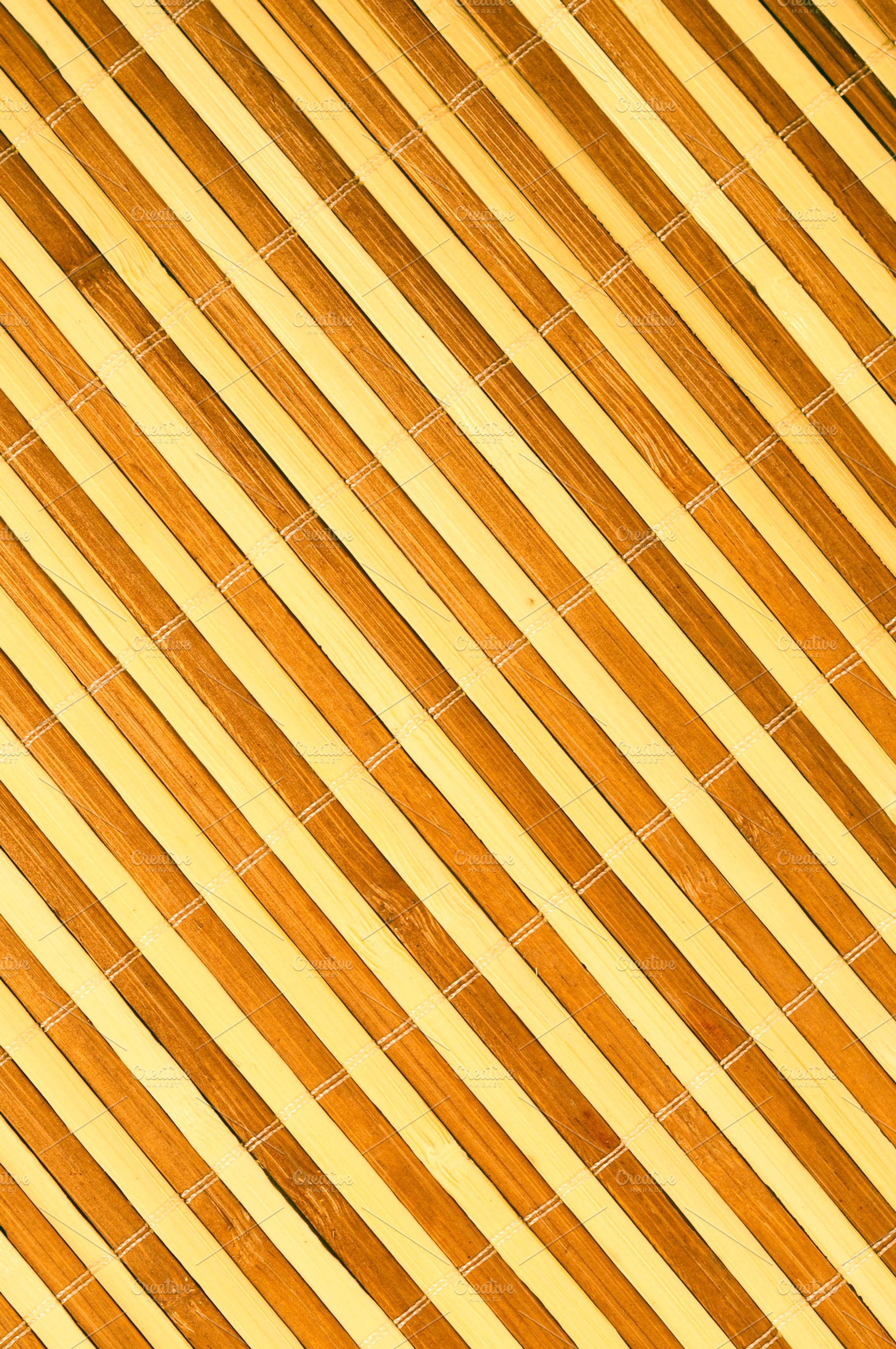 Wooden Sticks Texture In Brown