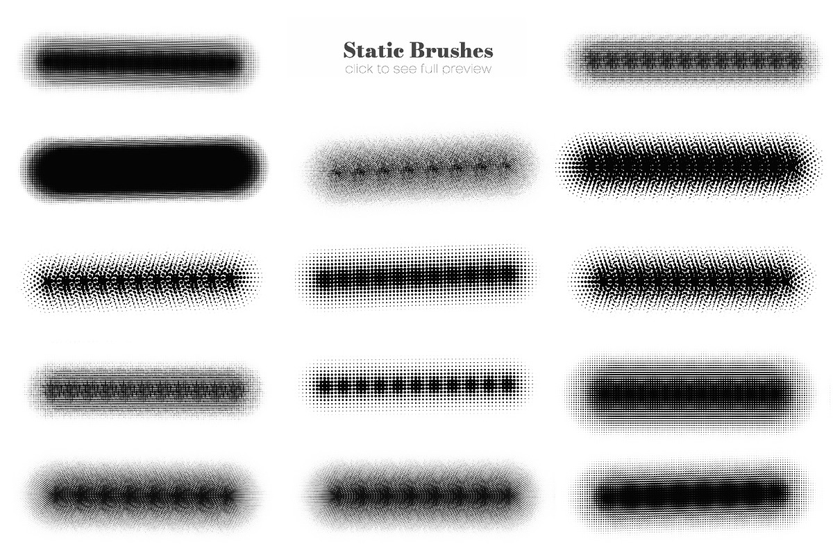 Halftone Brushes for Procreate & PS, a Brush Add-On by RDShop (Photo 6 of 6)