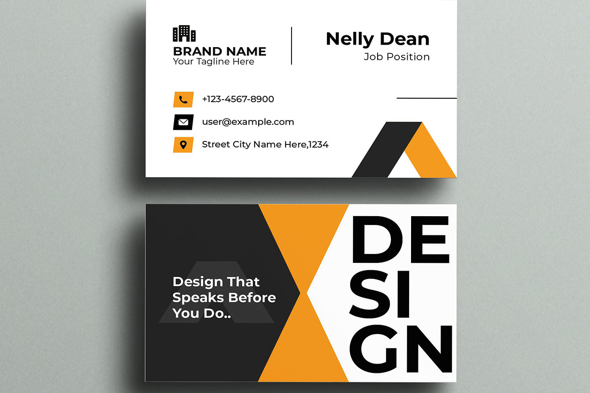 Corporate Business Card Template, a Business Card Template by MightyDesign (Photo 3 of 6)