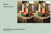 Grandeur: Luxury Watch Box Mockup, a Packaging Mockup by ABAMockups (Thumbnail 4 of 5)