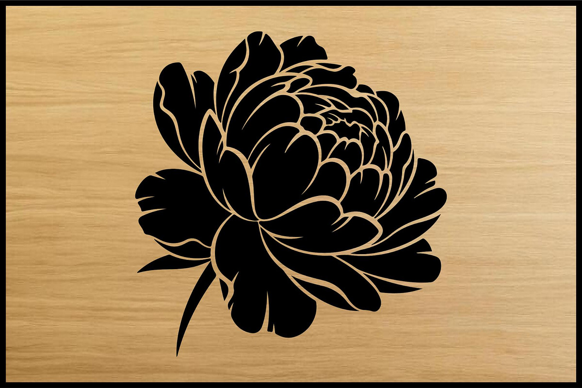 Floral Silhouette Puzzle Bundle, an Object Illustration by Artivon (Photo 5 of 8)