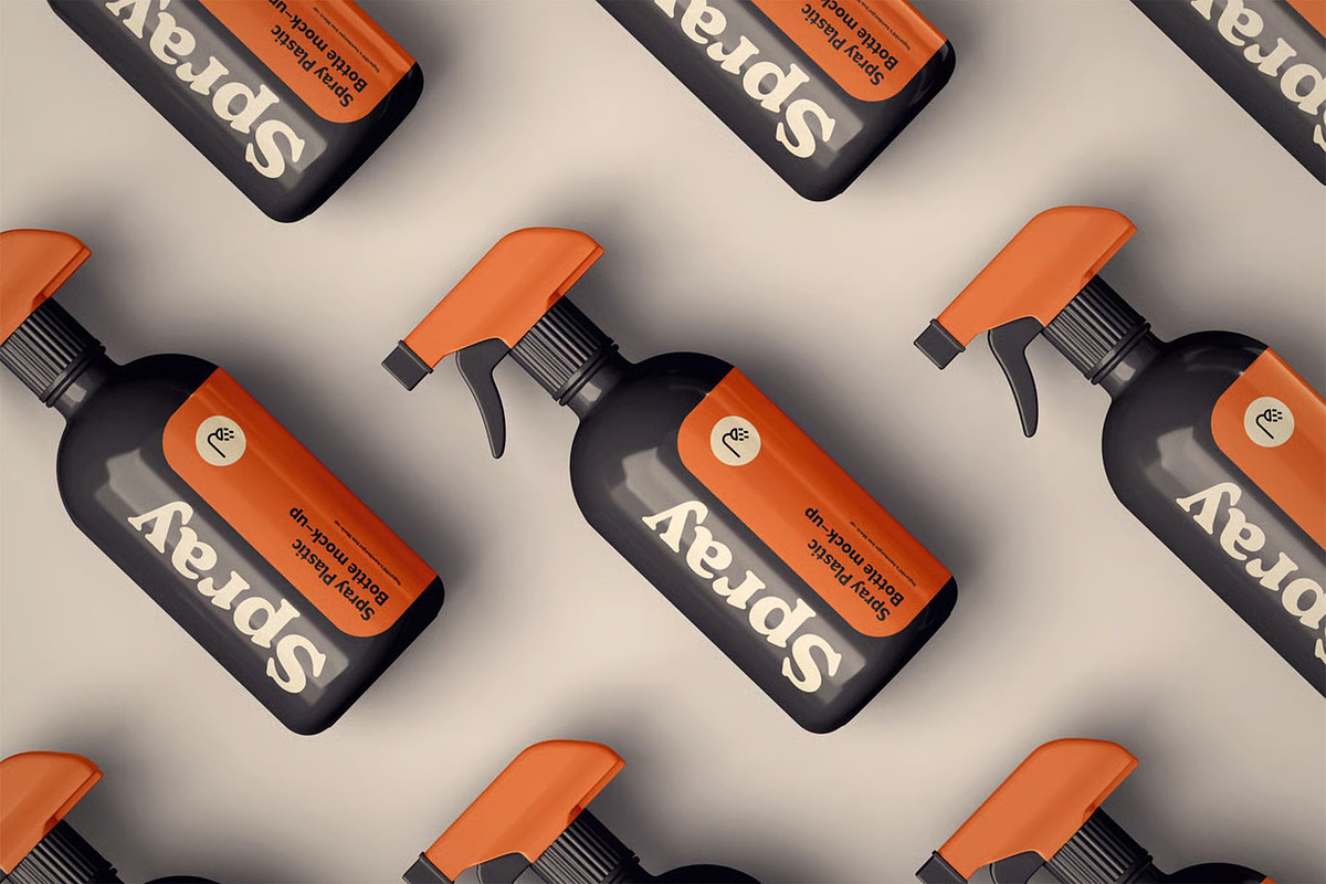 Spray Bottle Mock-up, a Product Mockup by zippypixelstudio (Photo 4 of 12)