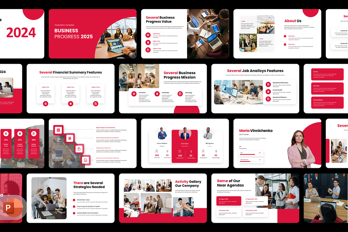 Annual - Report Presentation, a Presentation Template by Hammad Arif