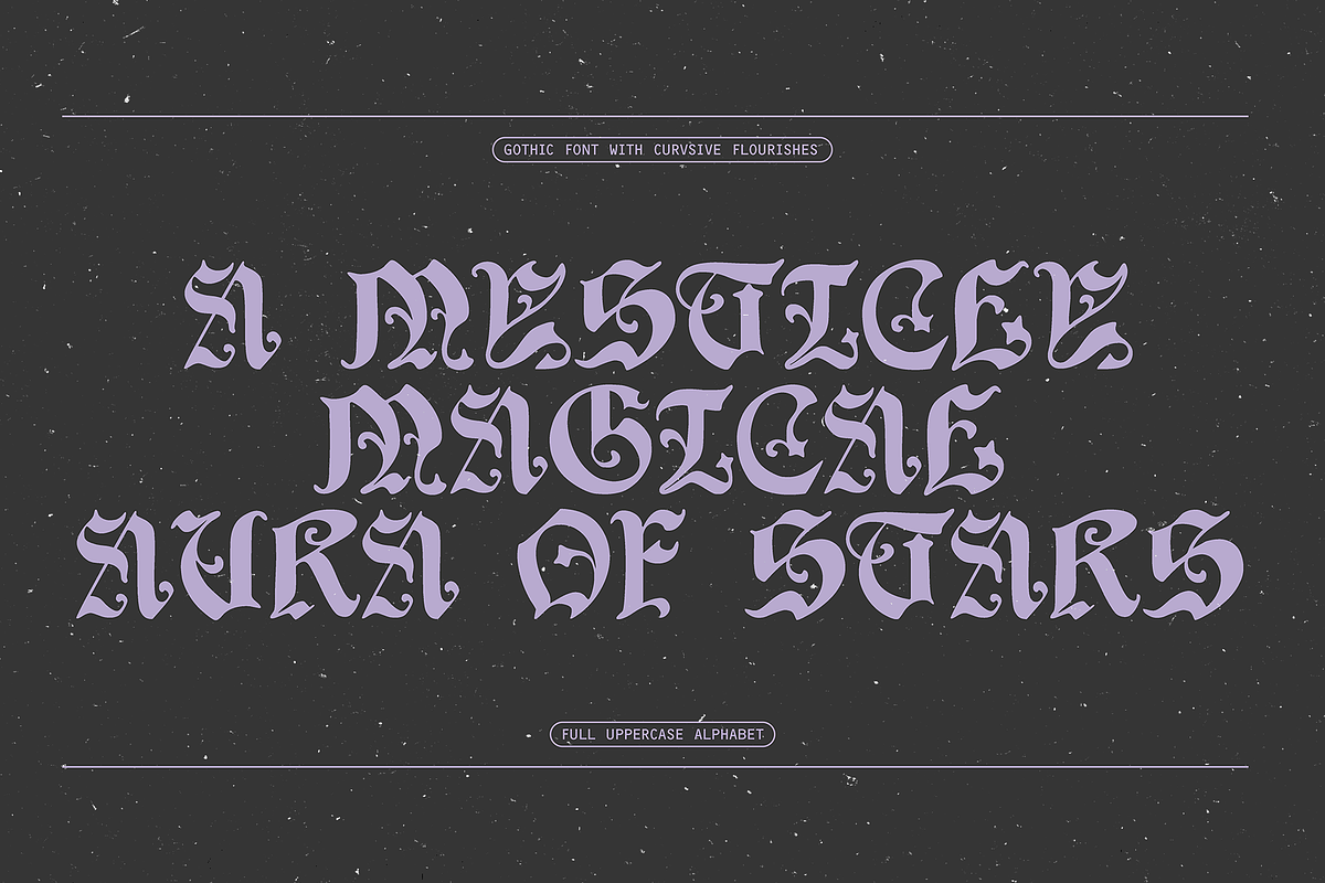 Obscura Gothic, a Blackletter Font by Blaine Pate Studio (Photo 2 of 4)