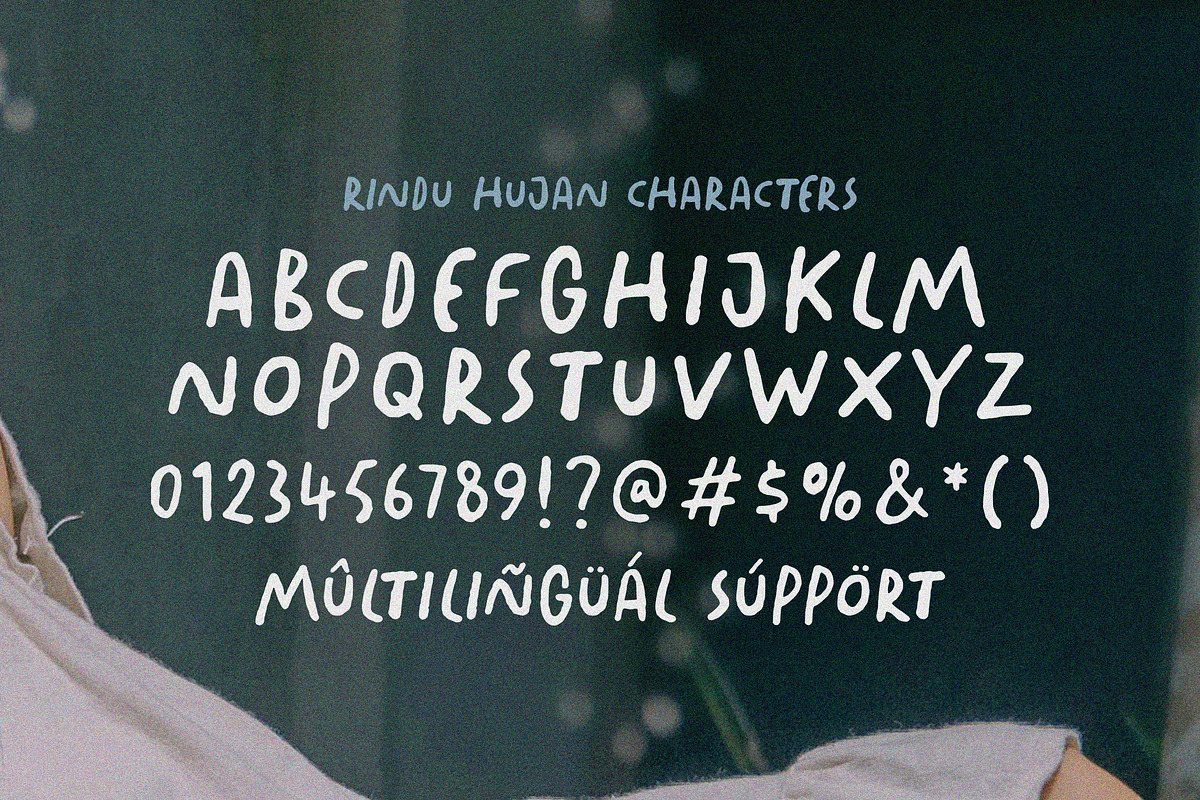 Rindu Hujan Font, a Handwritten Font by Timurtype (Photo 6 of 7)