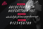 Hei Reina, a Script Font by NUGS (Thumbnail 6 of 6)