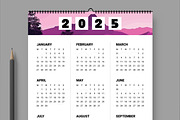 Calendar Set For 2025 to 2028 Years, a Stationery Template by ContestDesign (Thumbnail 3 of 6)