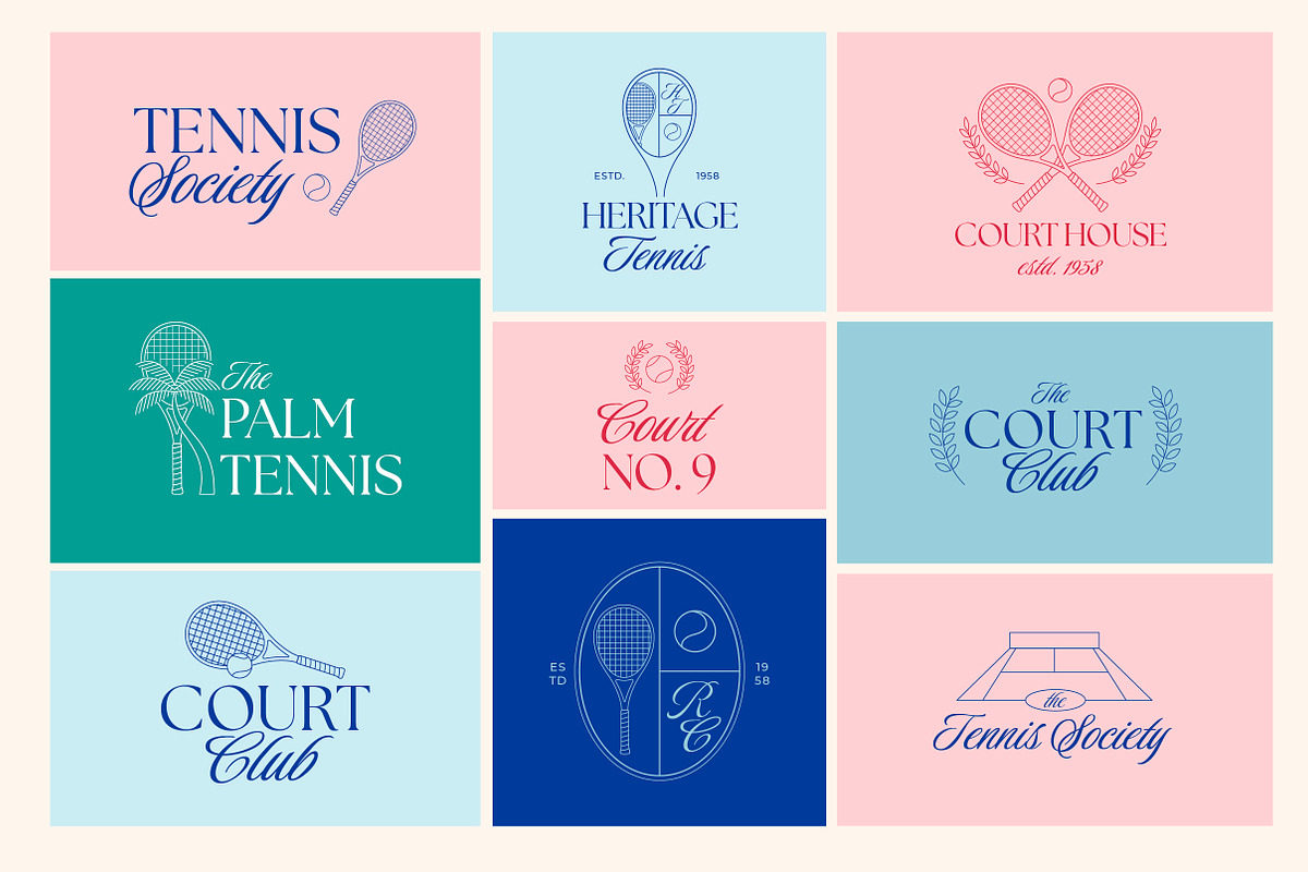 The Tennis Club Collection, an Object Graphic by Marish (Photo 7 of 9)