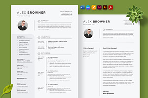 European Job Resume, a Resume Template by Nur Designer