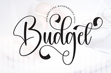 Budget | Script Font