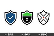 Shield Security Protection Vector, an Object Graphic by Artonix (Thumbnail 1 of 3)
