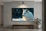 Snowfall Fox Gaze - Winter Photo, an Animal Photo by Aura Canyon HQ (Thumbnail 3 of 6)