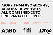 Alphazet Font-Family, a Sans Serif Font by Type Forward (Thumbnail 4 of 8)