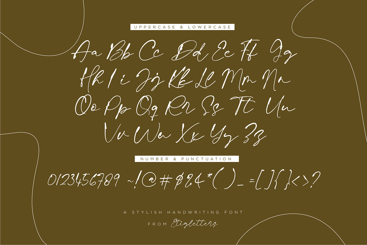 One Thousand Handwriting, a Script Font by etigletters (Photo 13 of 15)